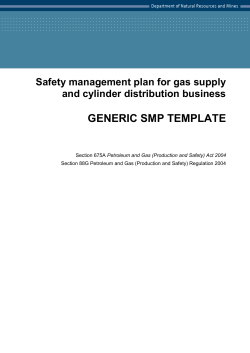 SafeOP for petroleum and gas - Department of Natural Resources