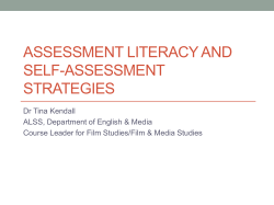 Assessment Literacy and Self
