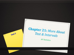 Chapter 18: Sampling Distribution Models