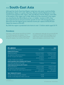 4.6 South-East Asia - World diabetes foundation