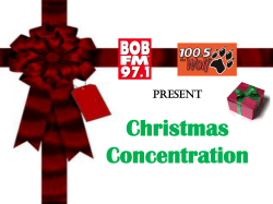 Christmas Concentration