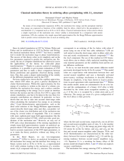 Classical nucleation theory in ordering alloys precipitating with L12