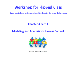 Workshop Chapter 4 Part II - Process Control Education