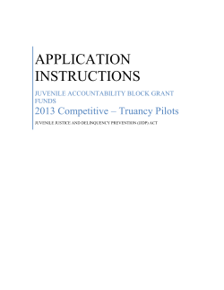 please read the entire grant application instructions packet