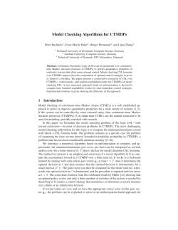Model Checking Algorithms for CTMDPs