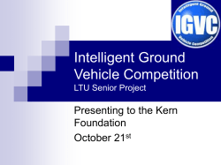 Intelligent Ground Vehicle Competition