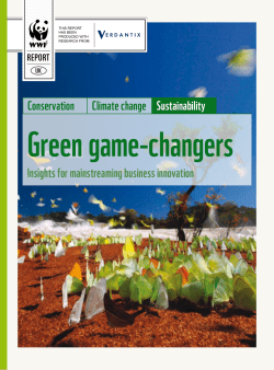 Green game-changers