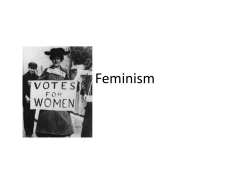 Feminsism 1