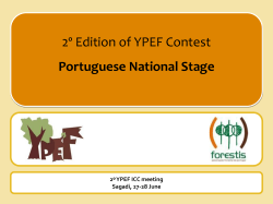 portuguese national stage - YPEF Young People in European Forests
