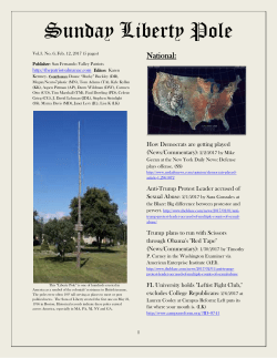 Sunday Liberty Pole - San Fernando Valley Patriots