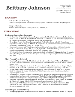 Brittany Johnson - NC State: WWW4 Server