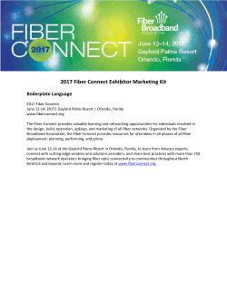 Exhibitor Marketing Kit - Fiber Broadband Association