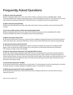 Q: Why do I need to be protected? A: Many credit cards, debit cards