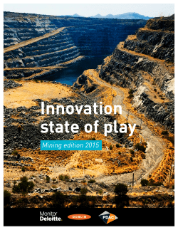 Innovation state of play