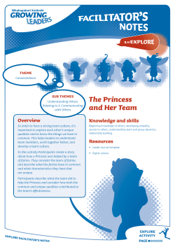 The princess and her team