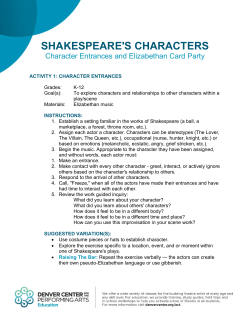 SHAKESPEARE`S CHARACTERS