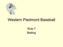 Rule 7 - Western Piedmont