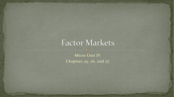 Factor Markets - Cobb Learning