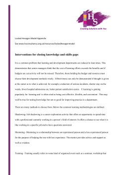 Locked Hexagon Interventions for Closing