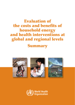 Evaluation of the costs and benefits of household energy and health