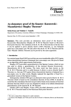 An elementary proof of the Knaster-Kuratowski
