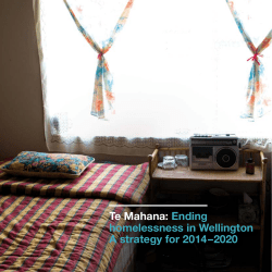 Te Mahana - Ending Homelessness in Wellington
