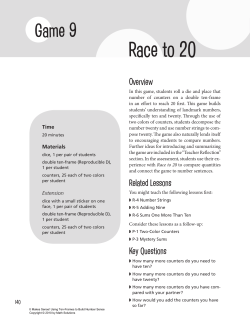 Race to 20 - Math Solutions
