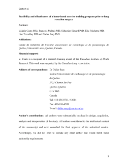 Feasibility and effectiveness of a home