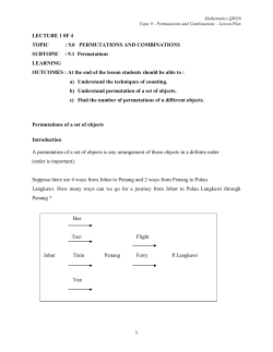 permutations - WordPress.com