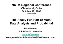 Data Analysis and Probability