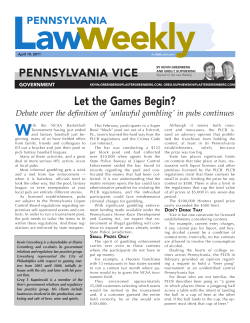 Let the Games Begin?