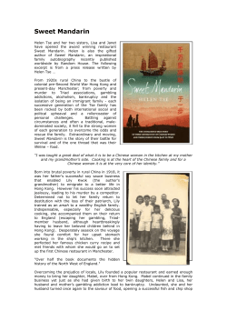 Sweet Mandarin by Helen Tse