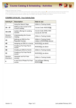 Fundamental Navigation Paths