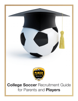 College Soccer Recruitment Guide for Parents and Players