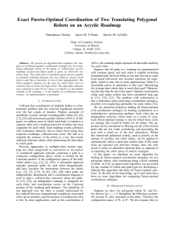 Exact Pareto-Optimal Coordination of Two Translating