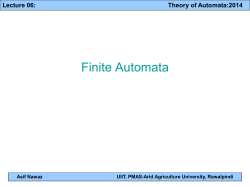 Finite Automata