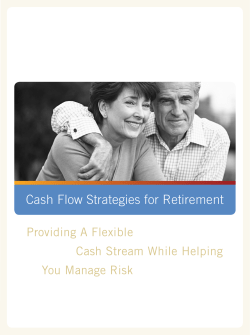 Cash Flow Strategies for Retirement