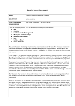 A Chance to Play - Royal Academy of Music