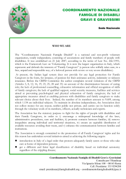 Carissime Famiglie, Associazioni e Sostenitori,