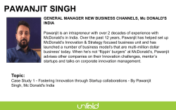 Pawanjit Singh, Mc Donald`s India - Fostering