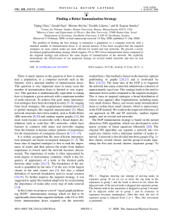 Finding a Better Immunization Strategy