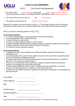 example coach-club agreement