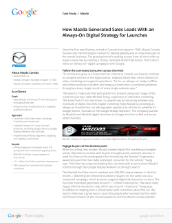 How Mazda Generated Sales Leads With an Always