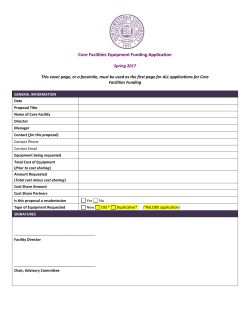 here - Shared and Core Facilities