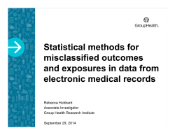 Statistical Methods for Misclassified Outcomes and Exposures in