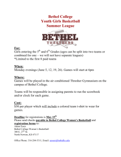 2017 Youth Summer League