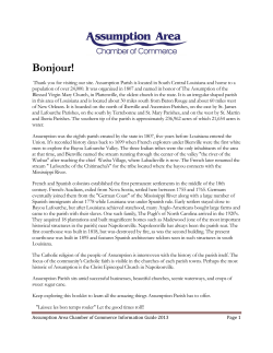 Bonjour! - Assumption Chamber of Commerce
