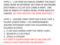 hypo 1 &ndash; 2 20 year old males commit the exact same crime