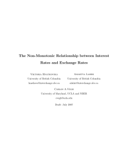 The Non-Monotonic Relationship between Interest Rates and