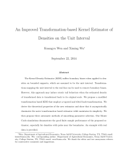 An Improved Transformation-based Kernel Estimator of Densities on